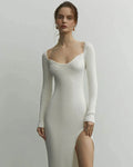 Jersey midi dress
